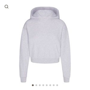 SKIMS cotton fleece hooded sweatshirt and joggers